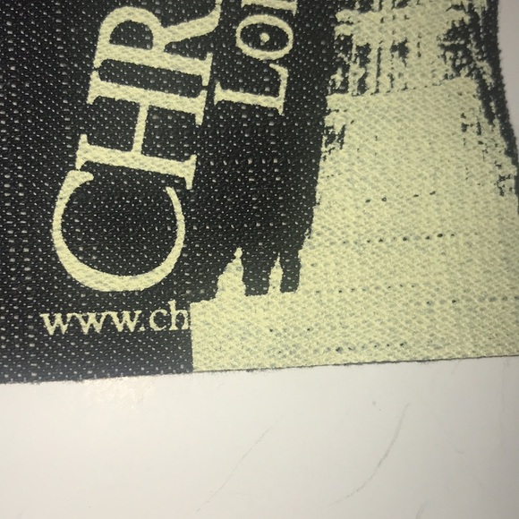 Christy’s London Crown Series Military Cadet Rail Style Cap Plaid Denim Distress - Picture 10 of 10